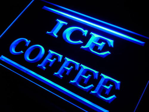 Ice Coffee Shop Neon Light Sign